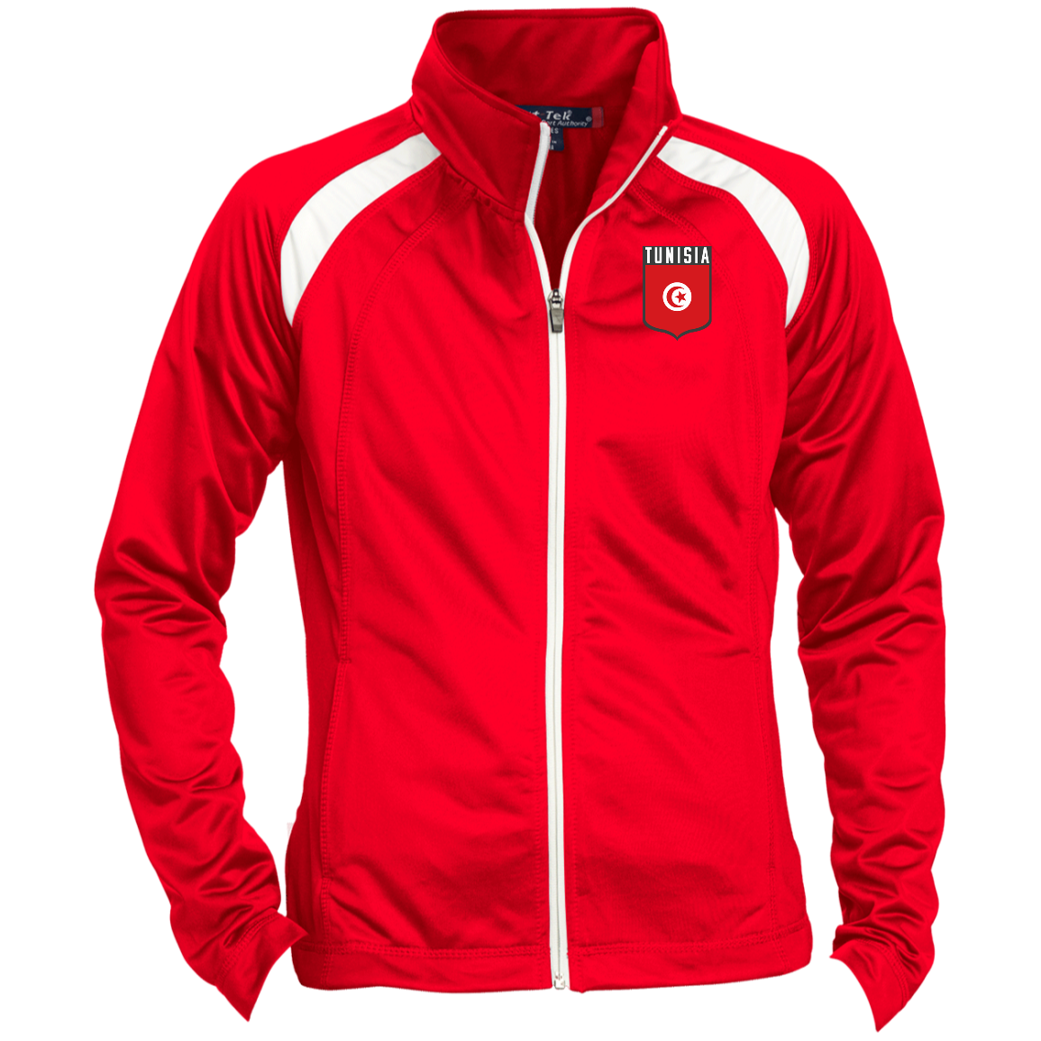 Tunisia Football Team Emblem Women's Track Jacket