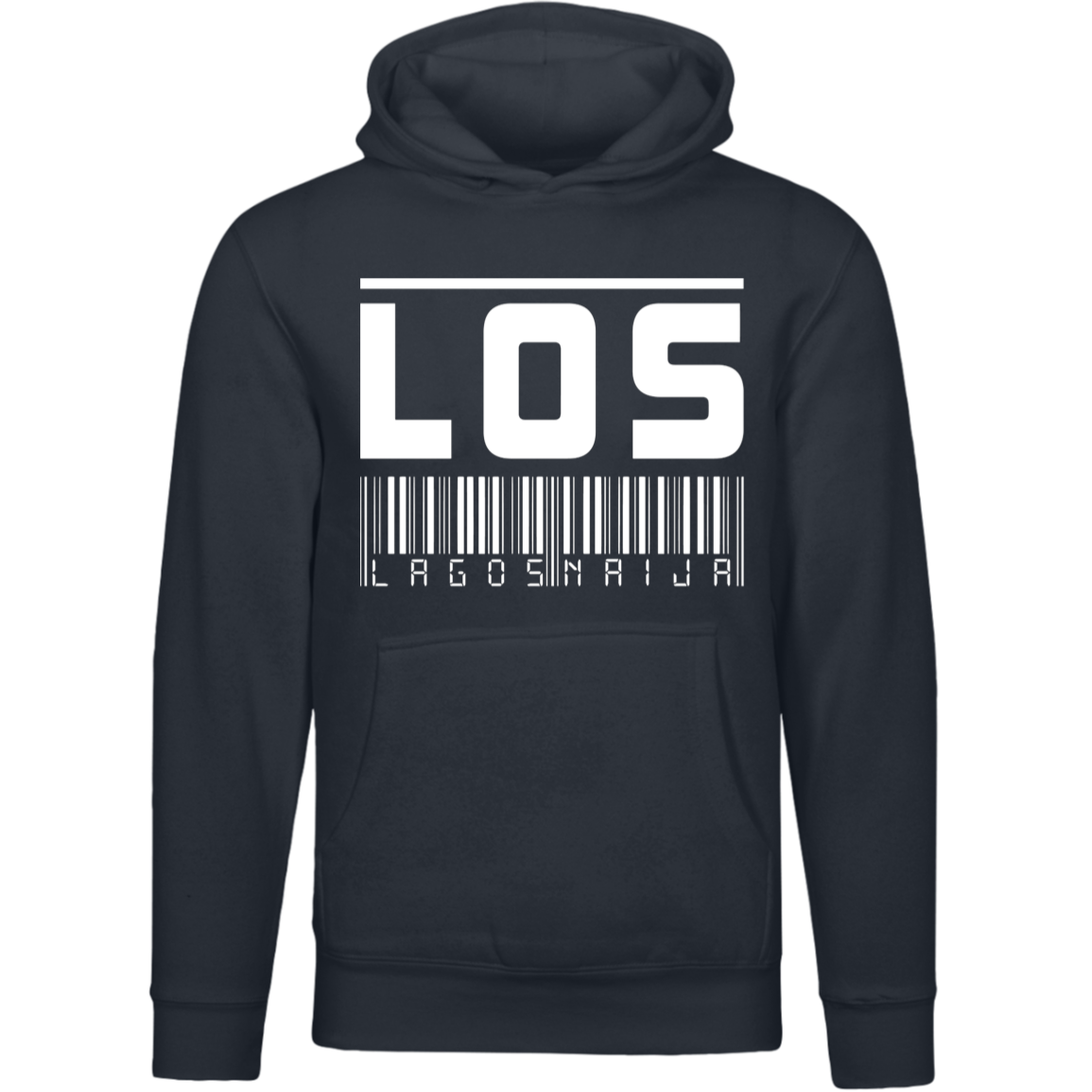 LOS Lagos Barcode Unisex Pullover Hoodie