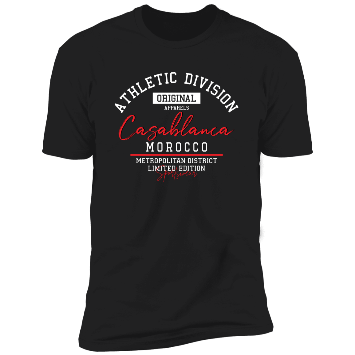 Casablanca Morocco Athletic Division Classic T-Shirt (Unisex)