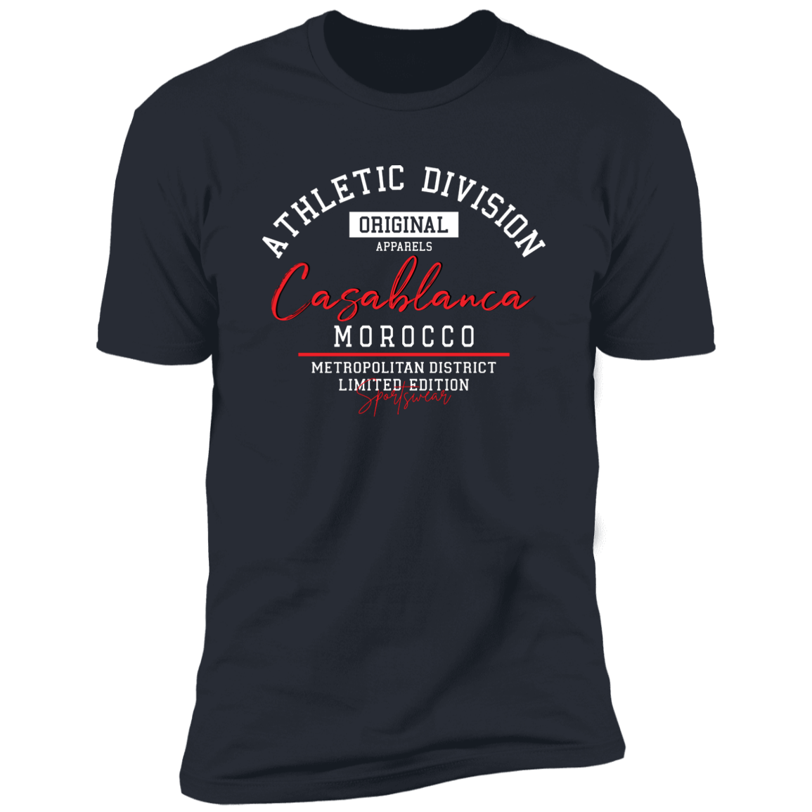 Casablanca Morocco Athletic Division Classic T-Shirt (Unisex)