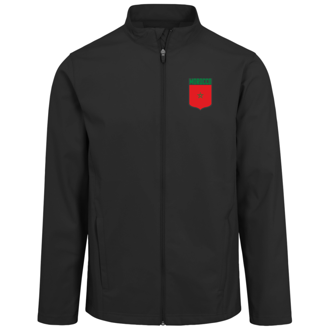 Morocco Football Team Emblem Men's Leader Soft Shell Jacket