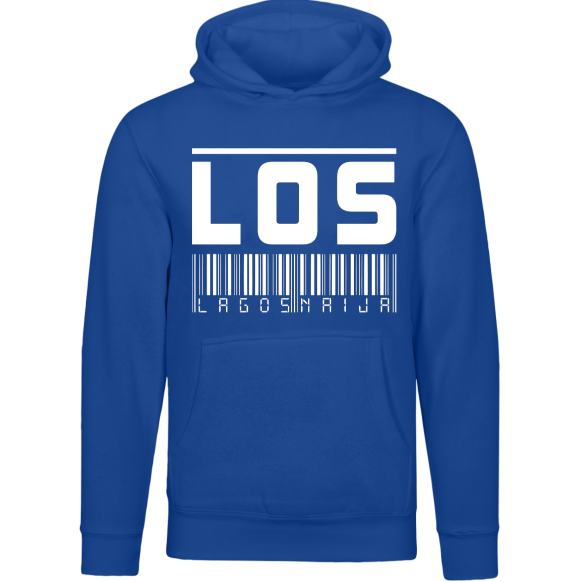 LOS Lagos Barcode Unisex Pullover Hoodie