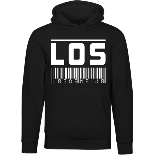LOS Lagos Barcode Unisex Pullover Hoodie