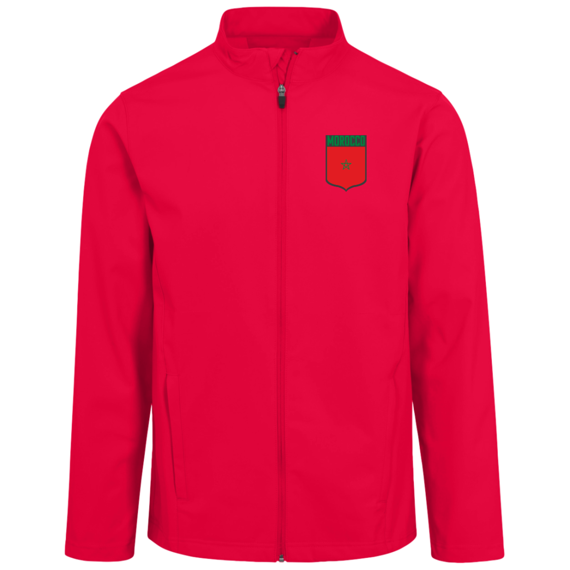 Morocco Football Team Emblem Men's Leader Soft Shell Jacket