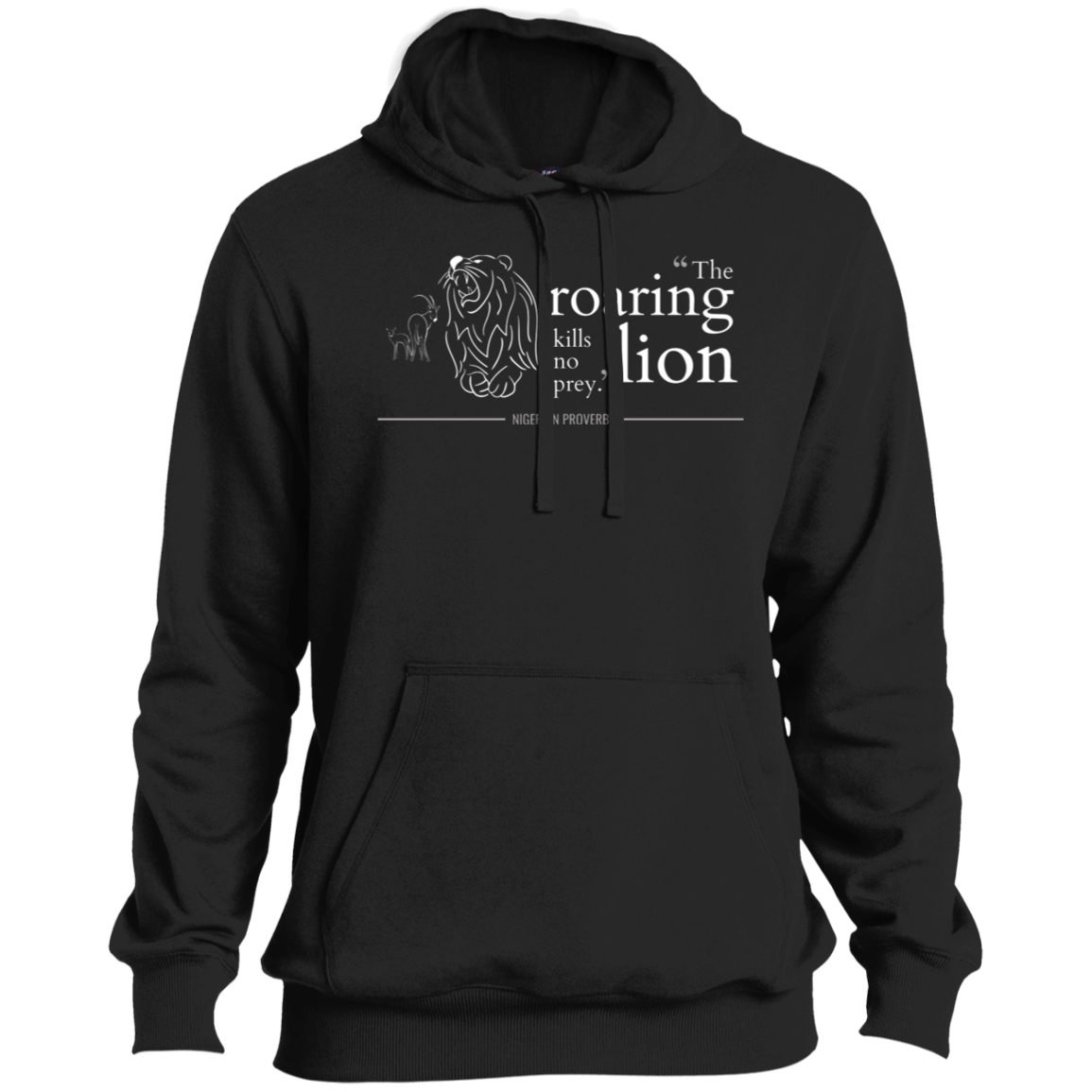 The Roaring Lion Kills No Prey Men's Pullover Hoodie