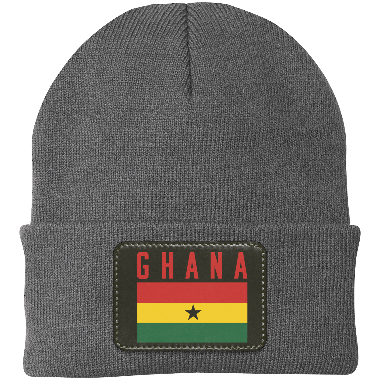 Ghana Football Team Emblem Patch Knit Cap
