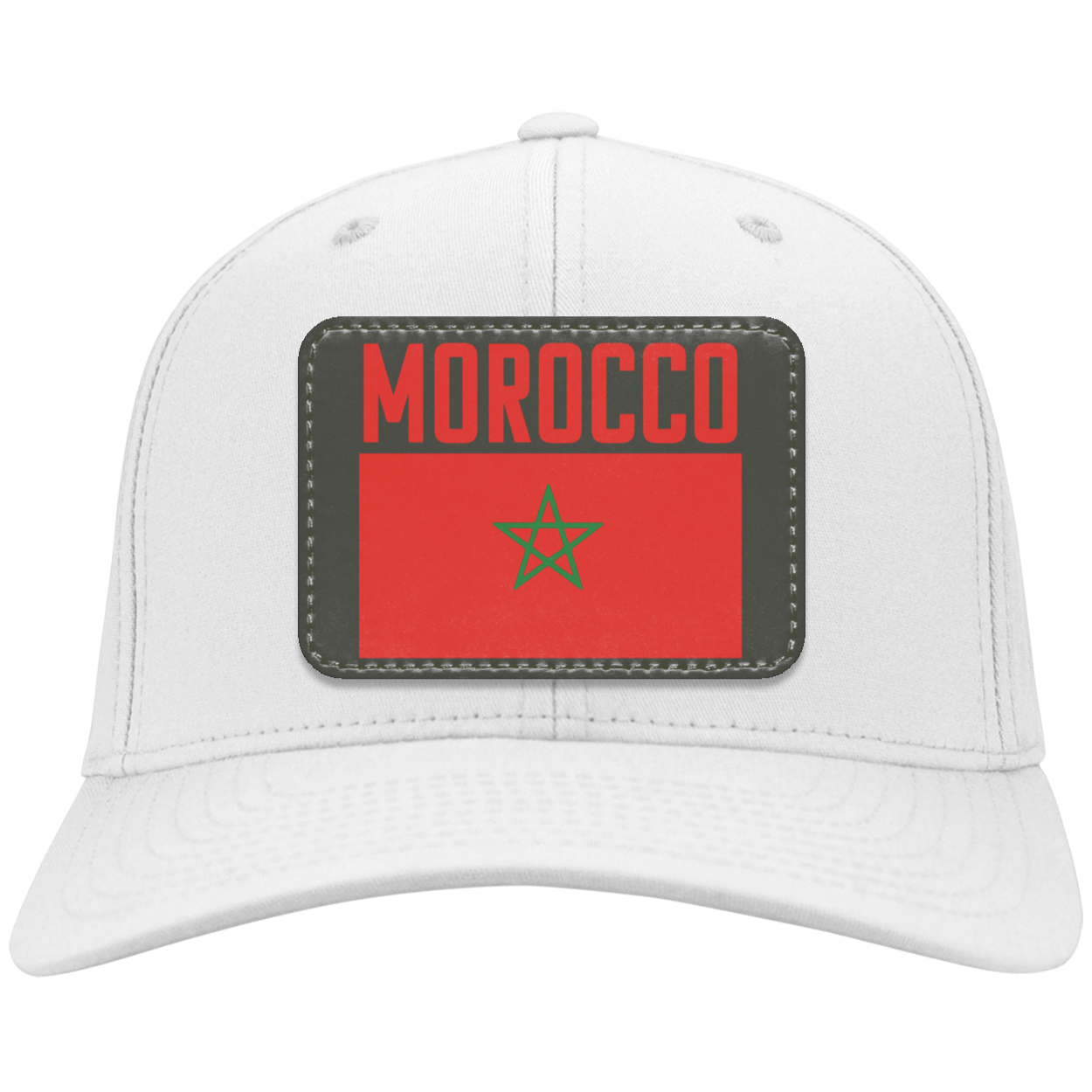 Moroccan Football Team Emblem Patch Twill Cap