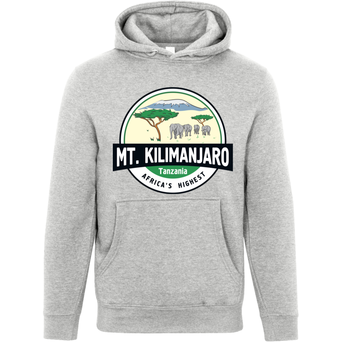 Mount Kilimanjaro Unisex Pullover Hoodie