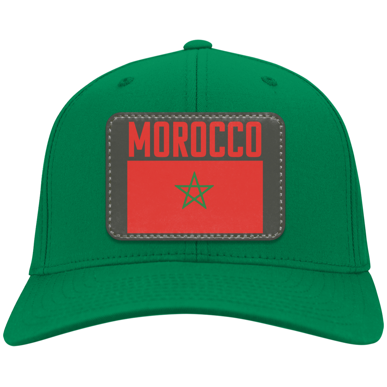 Moroccan Football Team Emblem Patch Twill Cap