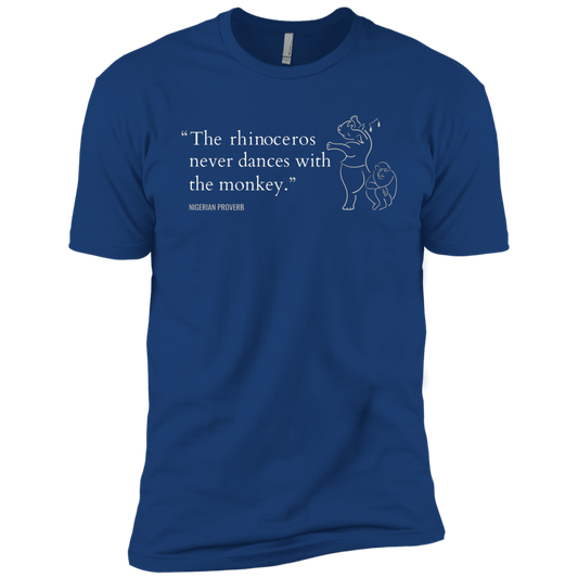 The Rhinoceros Never Dances With the Monkey Kids' Classic T-Shirt