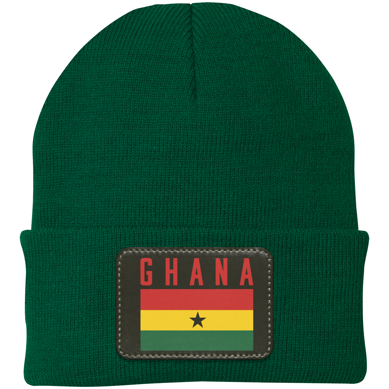 Ghana Football Team Emblem Patch Knit Cap