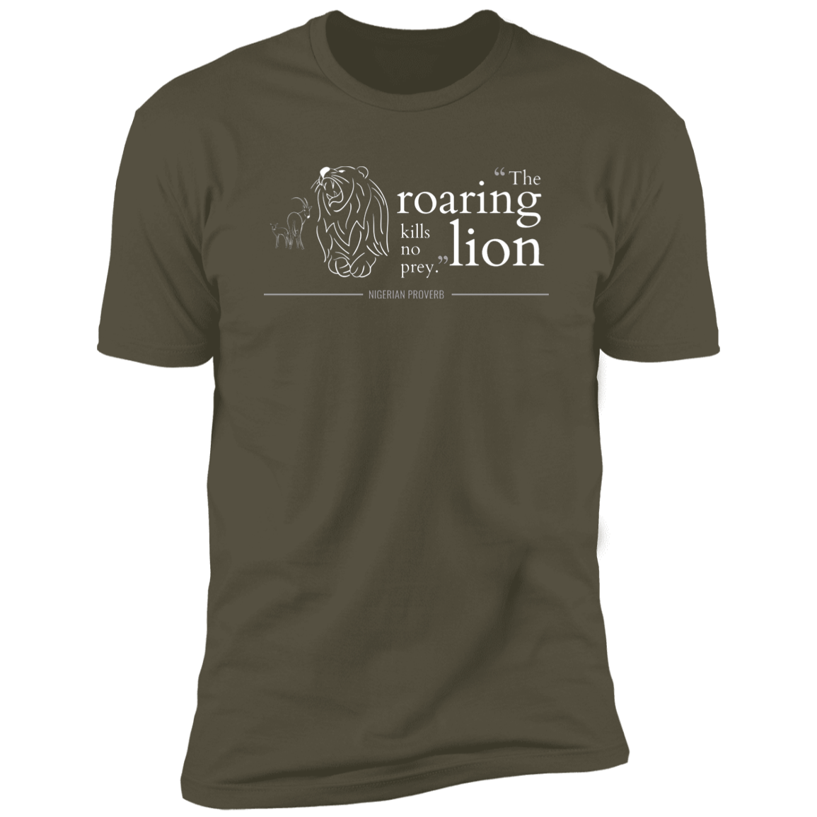 The Roaring Lion Kills No Prey Classic T-Shirt (Unisex)