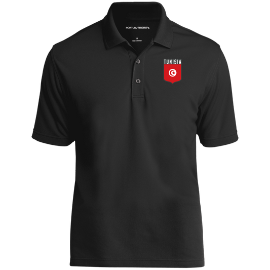 Tunisia Football Team Emblem Men's Micro-mesh Polo