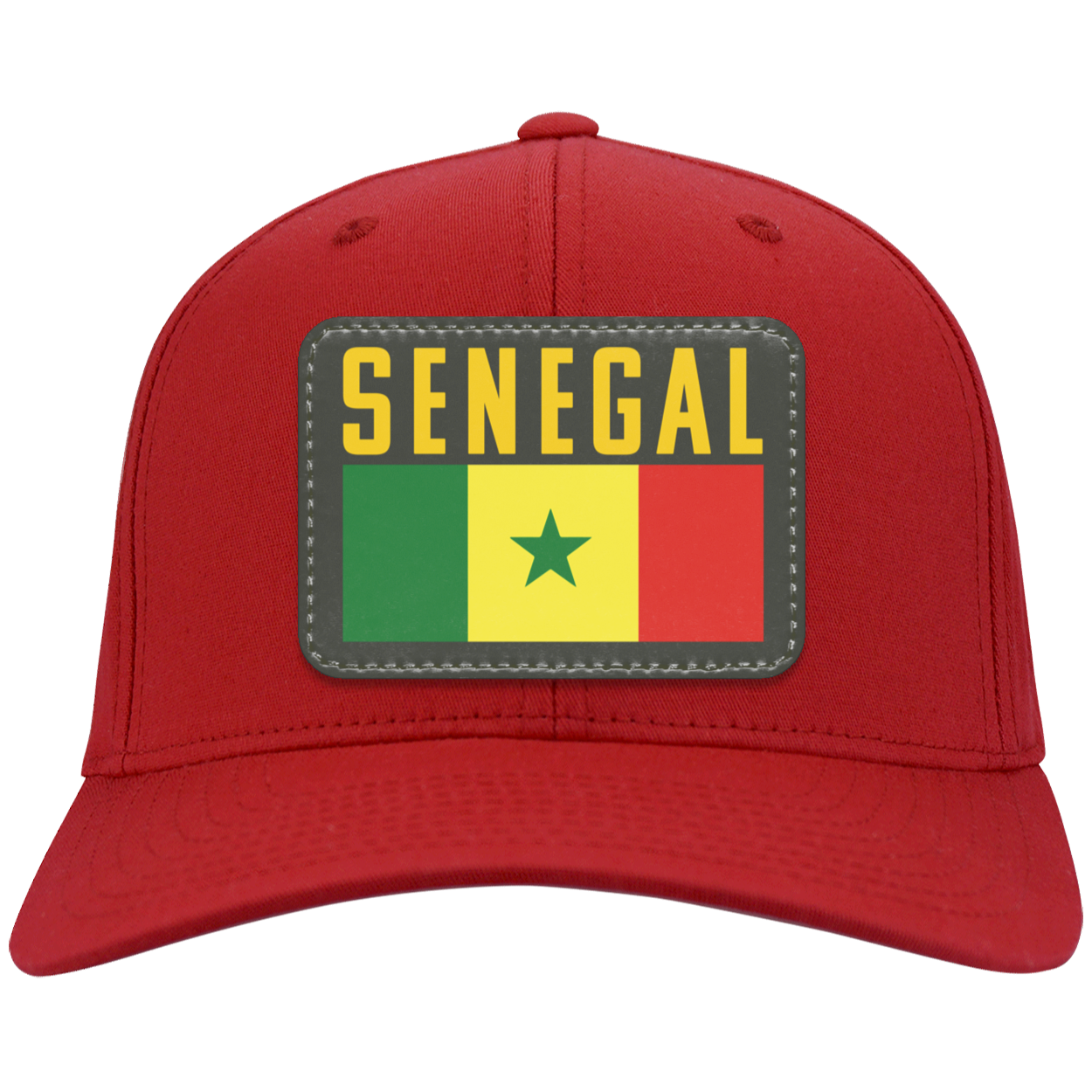 Senegal Football Team Emblem Patch Twill Cap