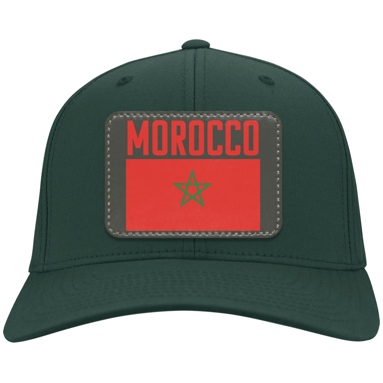 Moroccan Football Team Emblem Patch Twill Cap