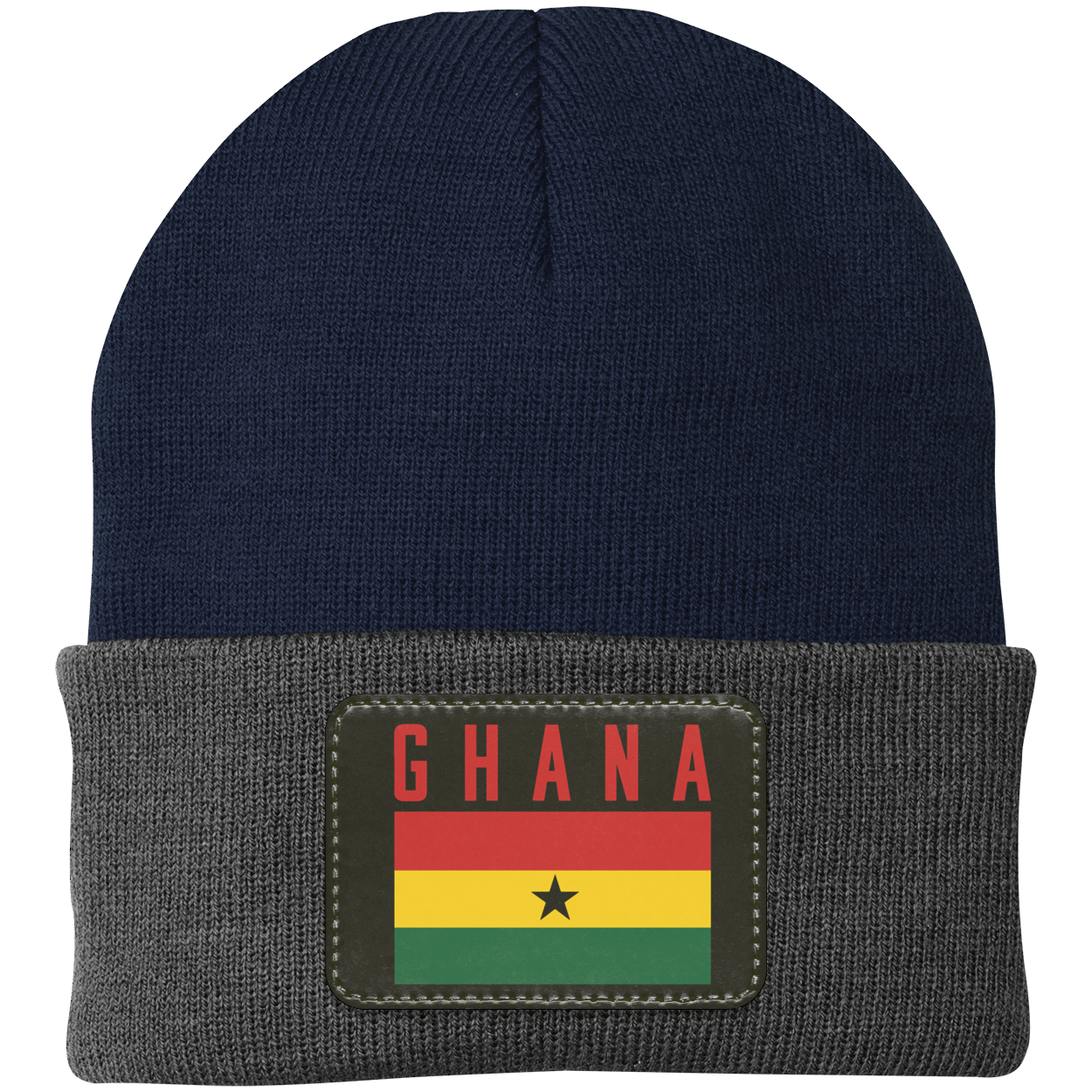 Ghana Football Team Emblem Patch Knit Cap