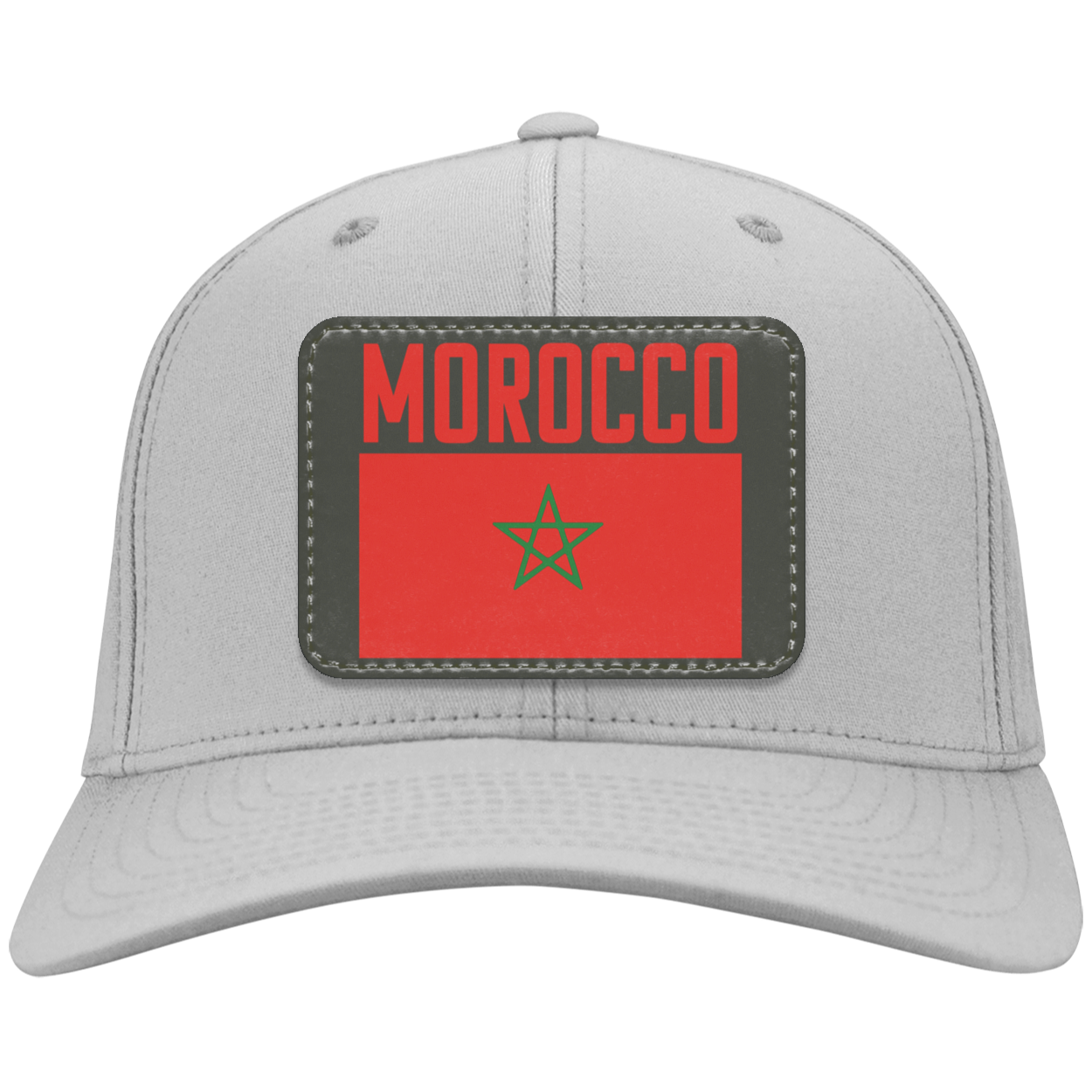 Moroccan Football Team Emblem Patch Twill Cap