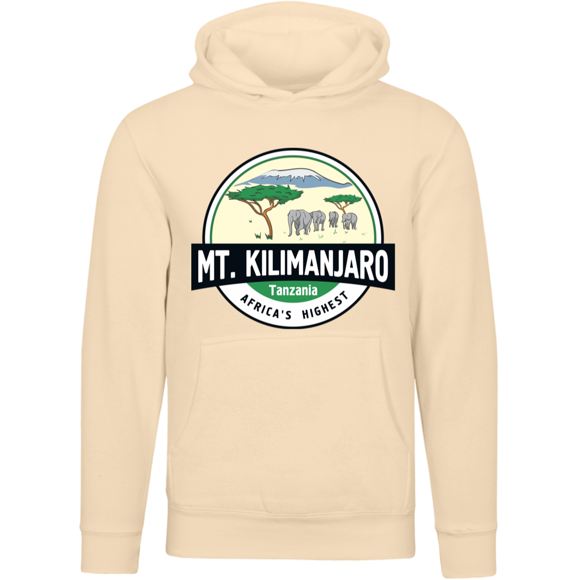Mount Kilimanjaro Unisex Pullover Hoodie