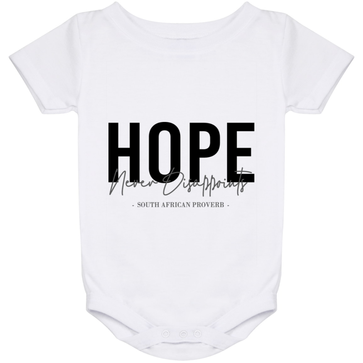 Hope Never Disappoints Baby Onesie