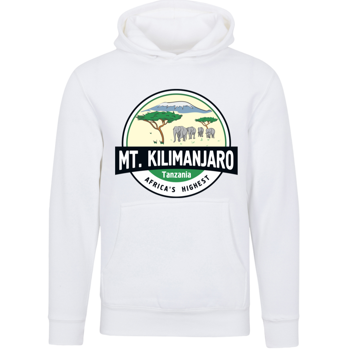 Mount Kilimanjaro Unisex Pullover Hoodie