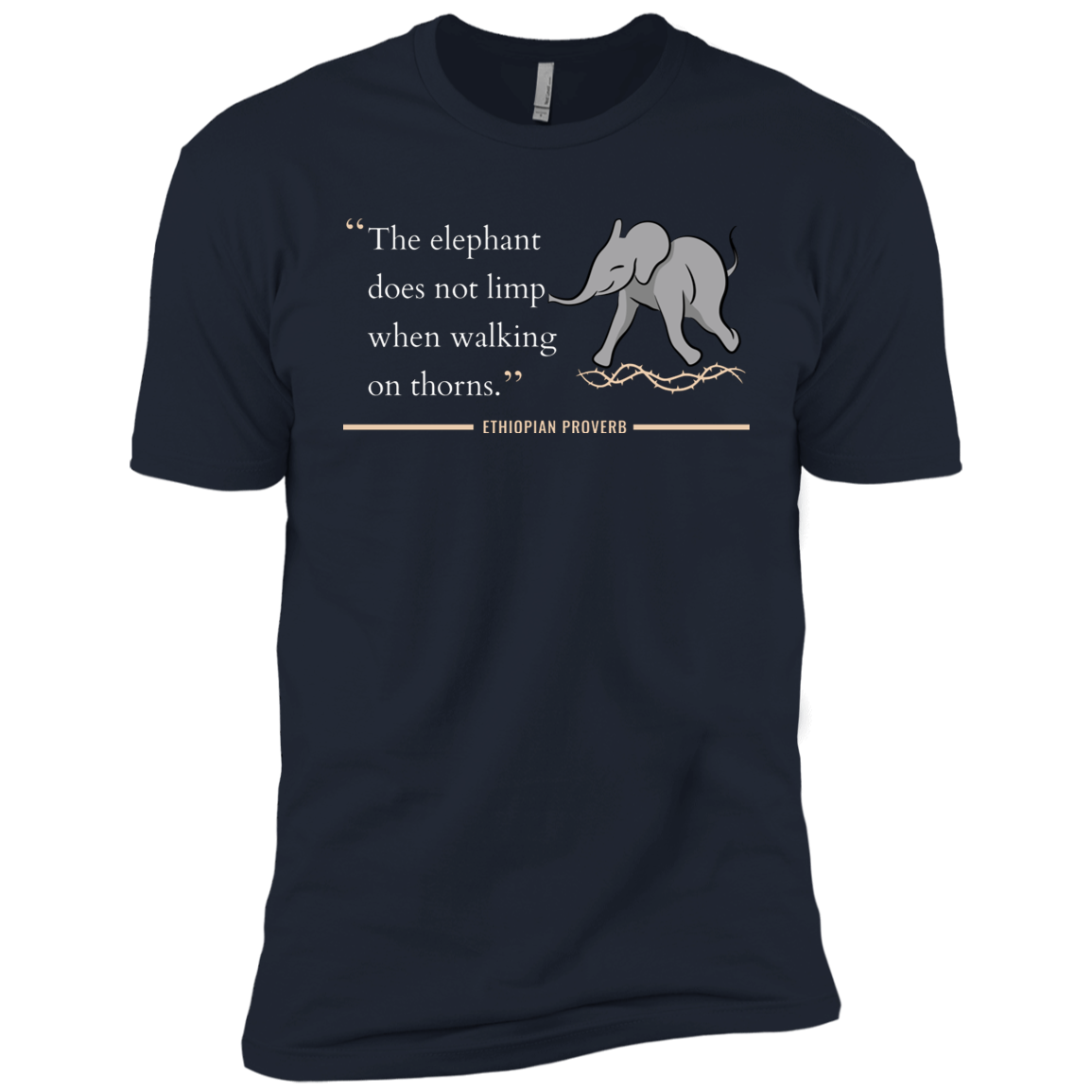 The Elephant Doesn't Limp When Walking on Thorns Kids' Classic T-Shirt