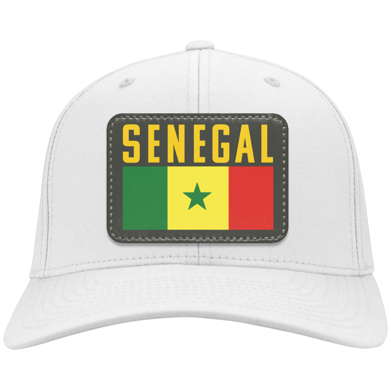 Senegal Football Team Emblem Patch Twill Cap