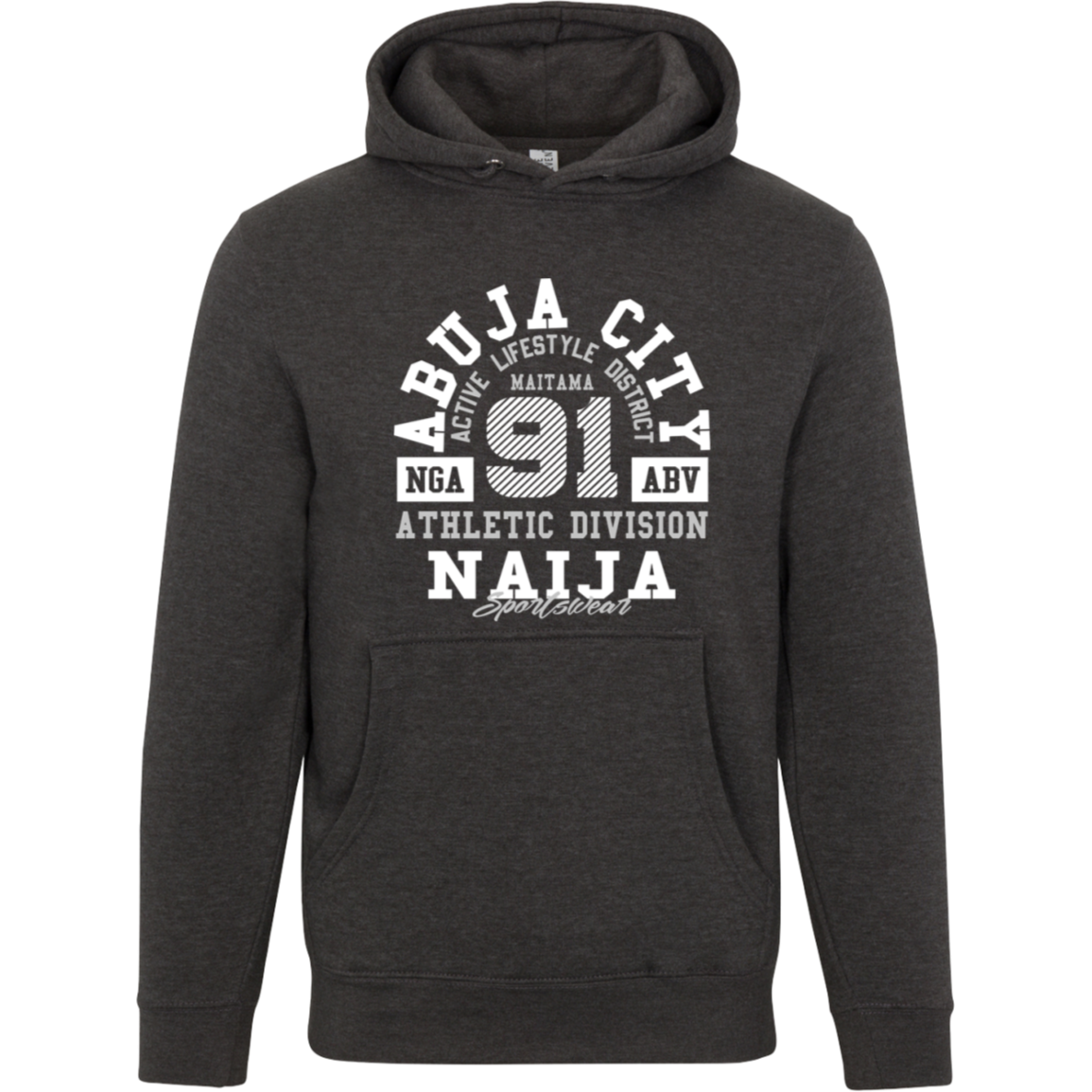 Abuja City 91 Athletic Division Unisex Pullover Hoodie