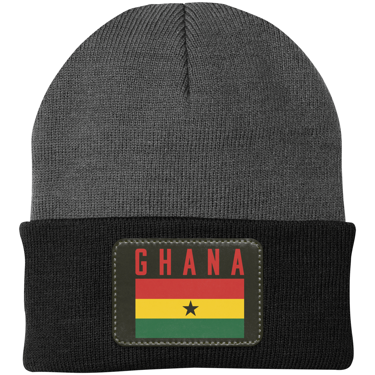 Ghana Football Team Emblem Patch Knit Cap