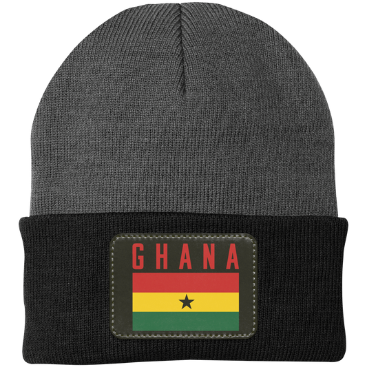 Ghana Football Team Emblem Patch Knit Cap