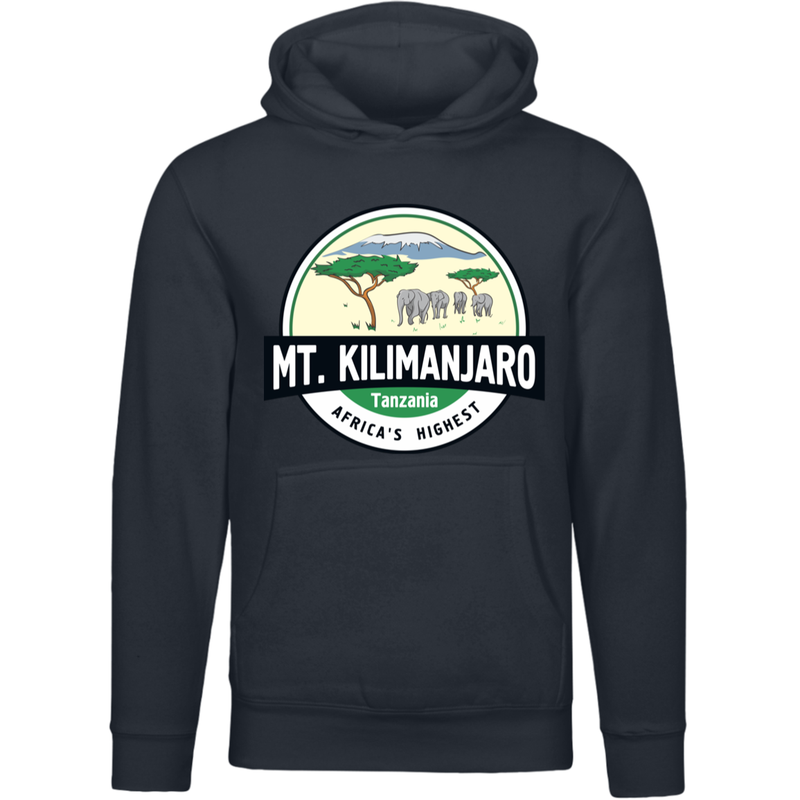Mount Kilimanjaro Unisex Pullover Hoodie