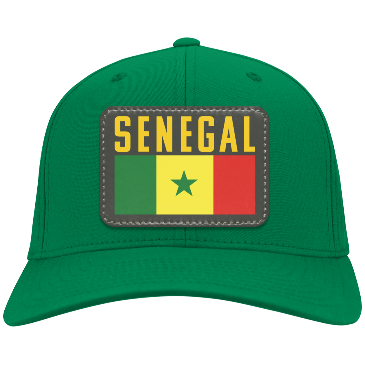 Senegal Football Team Emblem Patch Twill Cap