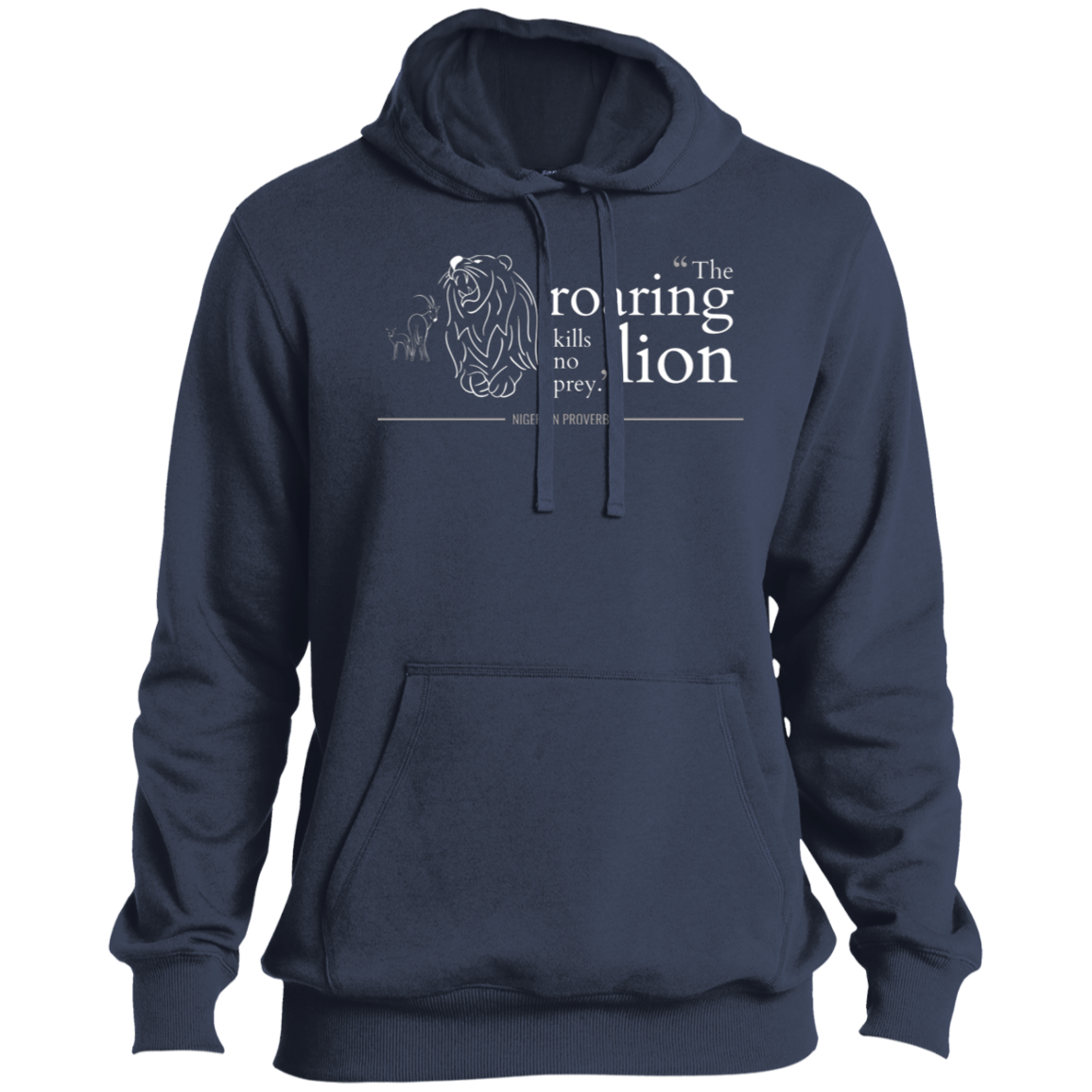 The Roaring Lion Kills No Prey Men's Pullover Hoodie