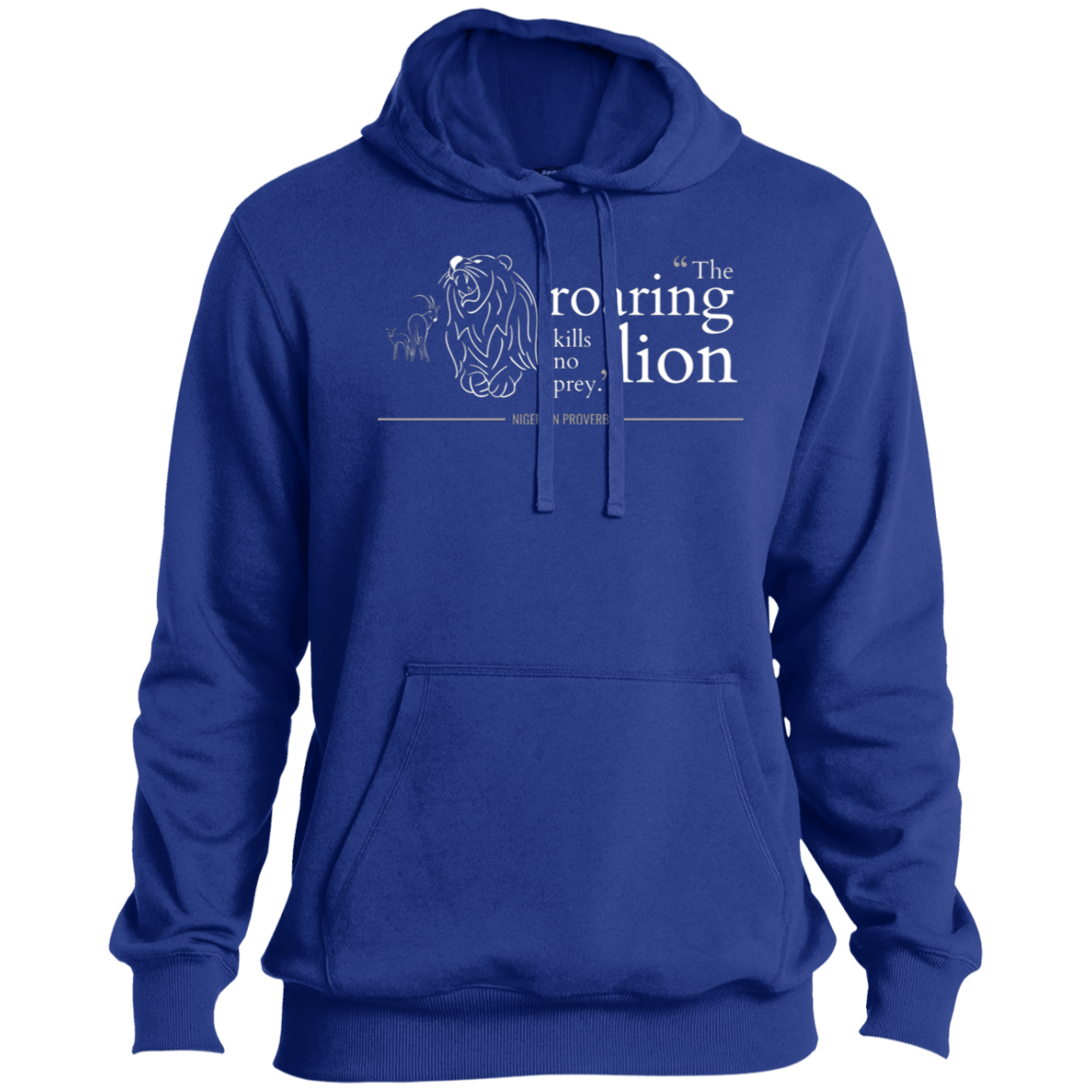The Roaring Lion Kills No Prey Men's Pullover Hoodie
