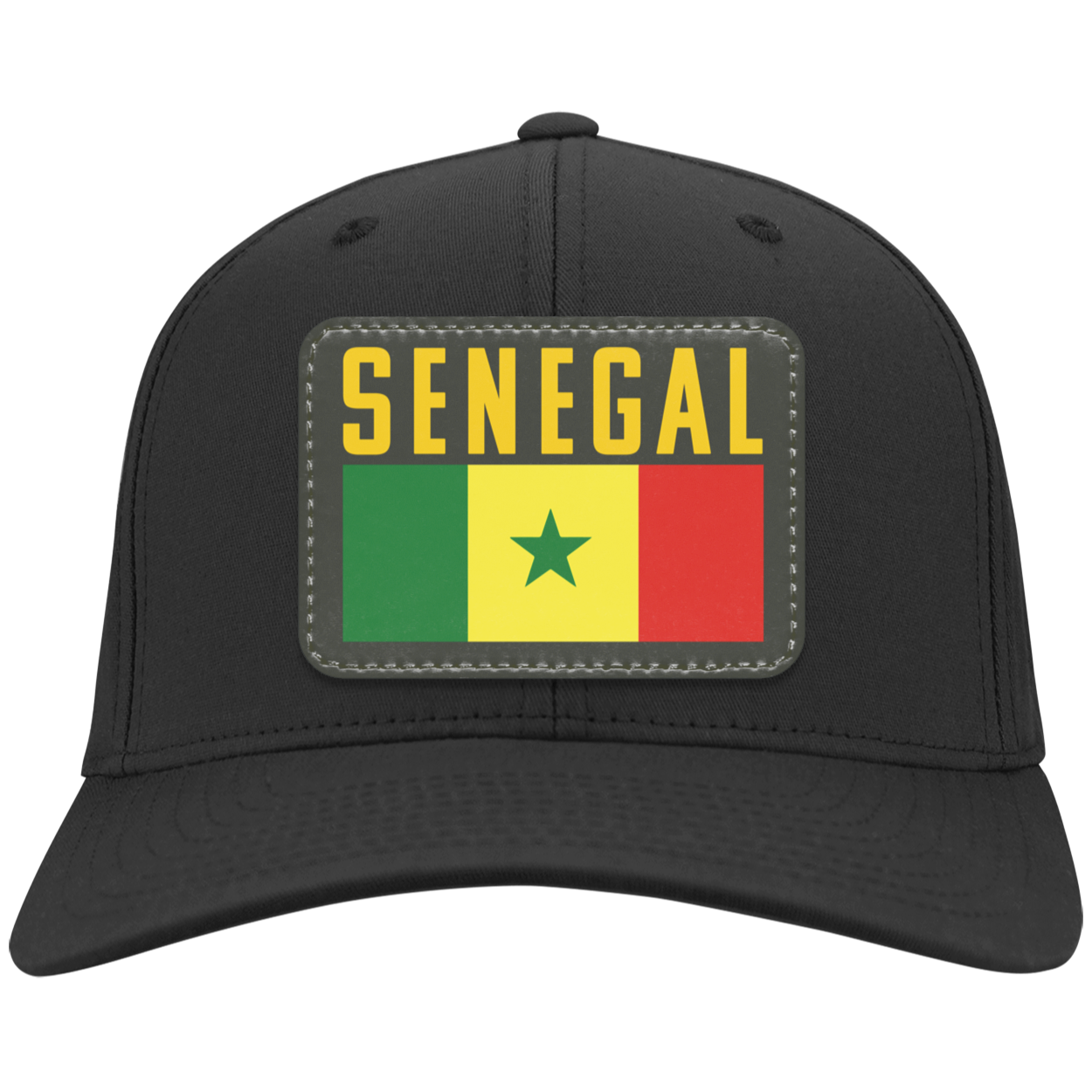 Senegal Football Team Emblem Patch Twill Cap