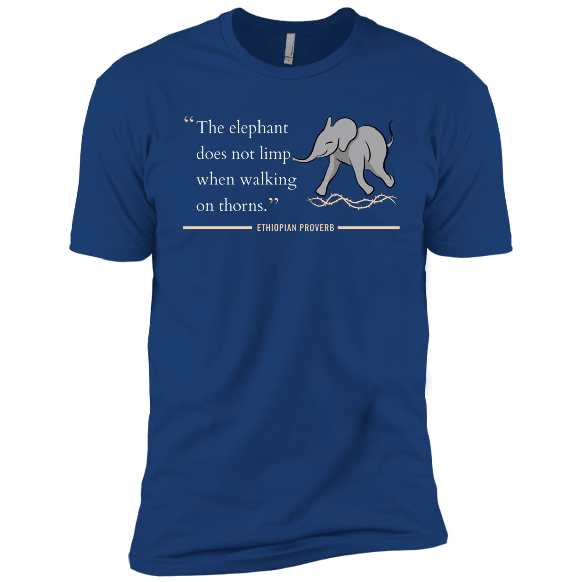 The Elephant Doesn't Limp When Walking on Thorns Kids' Classic T-Shirt