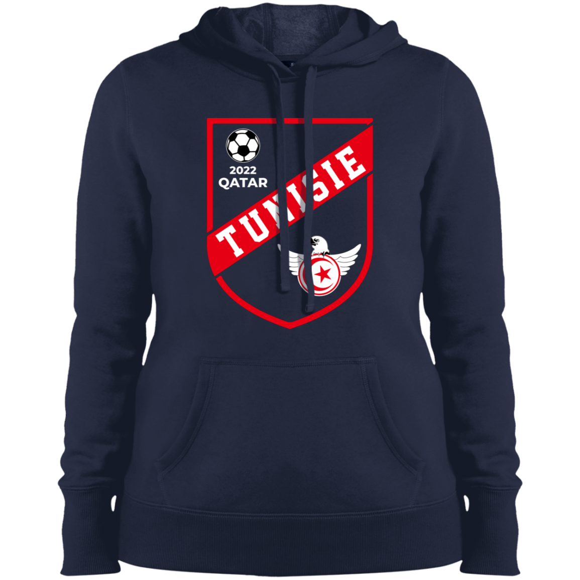 Tunisian Football Federation Women's Pullover Hoodie