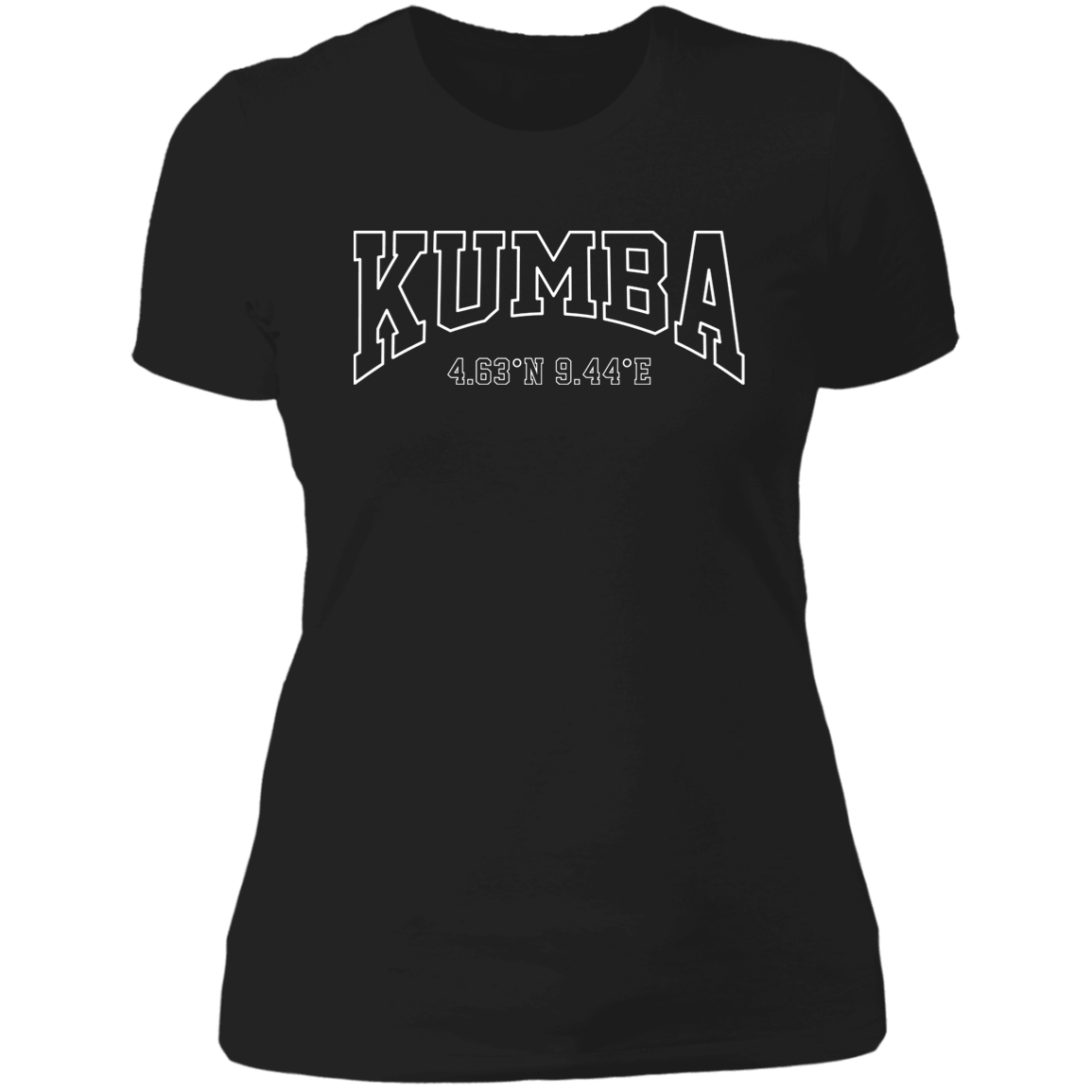 Kumba GPS Coodinates Women's Classic T-Shirt