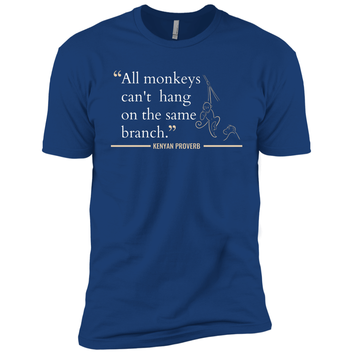 All Monkeys Can't Hang On the Same Branch Kids' Classic T-Shirt