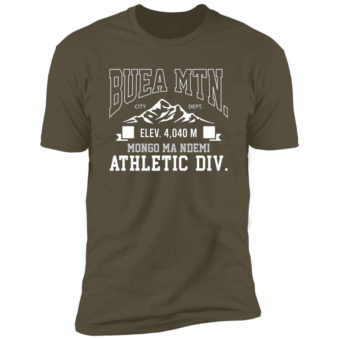 Buea Mountain (Mongo ma Ndemi) Athletic Classic T-Shirt (Unisex)