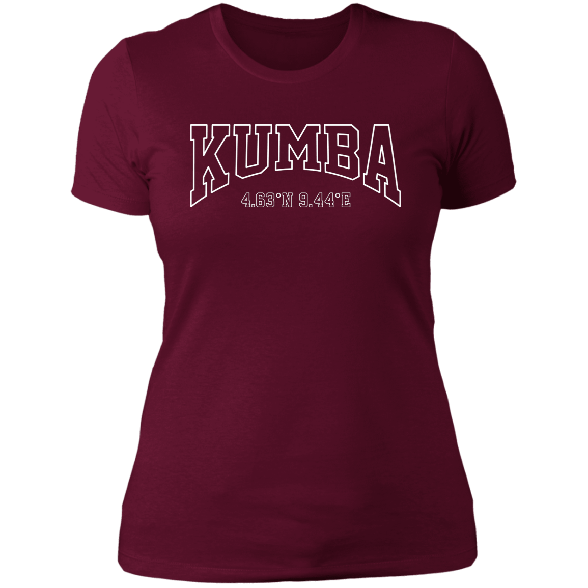 Kumba GPS Coodinates Women's Classic T-Shirt