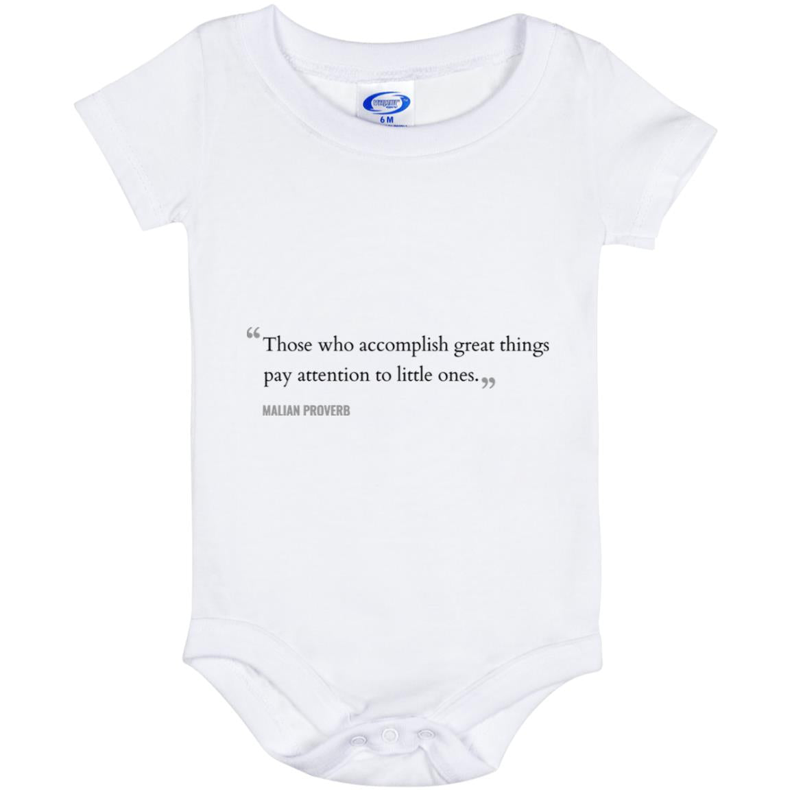 Those Who Accomplish Great Things Mali Proverb Baby Onesie