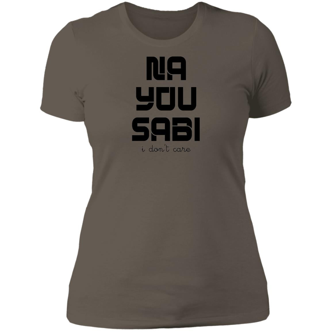 Na You Sabi Ladies' Crewneck T-Shirt
