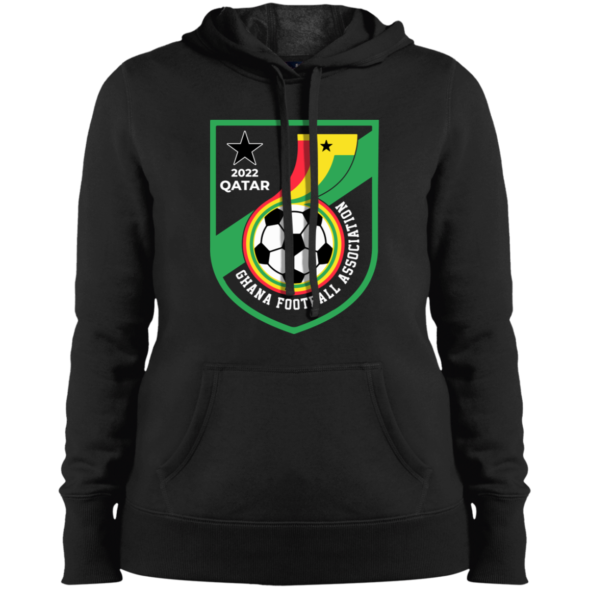 Ghana Black Stars Women's Pullover Hoodie