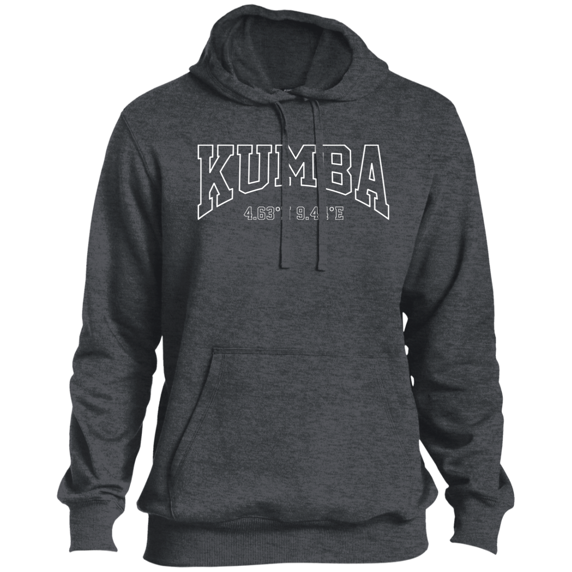 Kumba GPS Coodinates Men's Pullover Hoodie