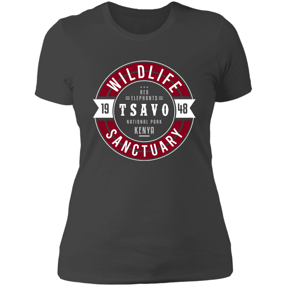 Wildlife Sanctuary Tsavo Red Elephants Women's Classic T-Shirt