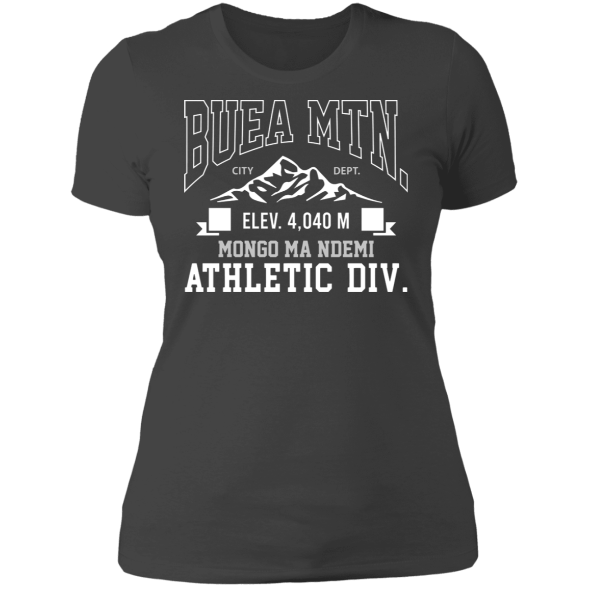 Buea Mountain (Mongo ma Ndemi) Athletic Women's Classic T-Shirt