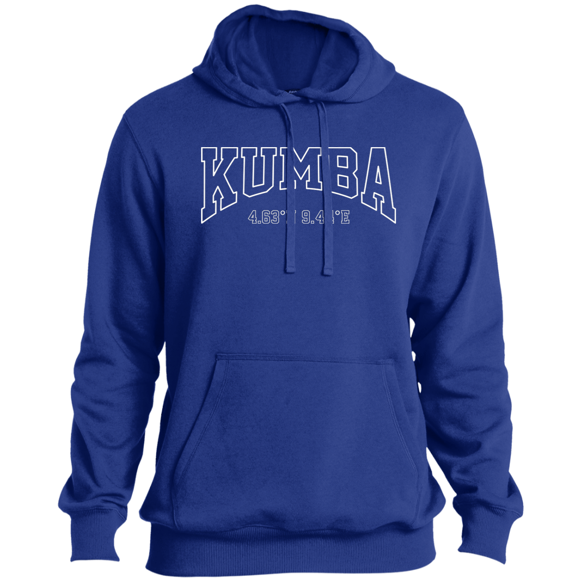 Kumba GPS Coodinates Men's Pullover Hoodie