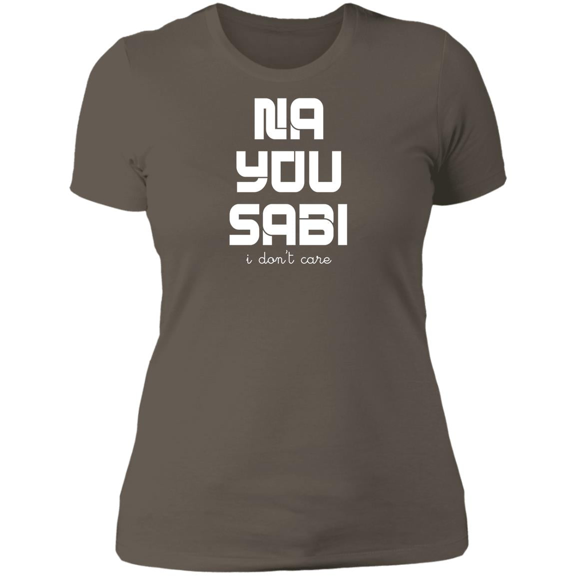 Na You Sabi Ladies' Crewneck T-Shirt