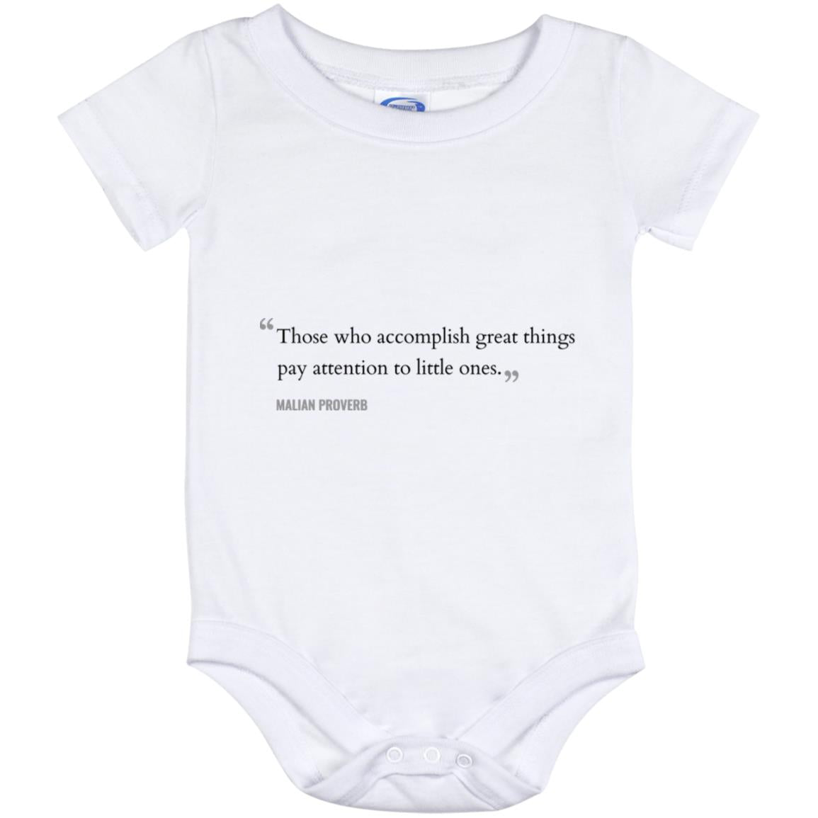 Those Who Accomplish Great Things Mali Proverb Baby Onesie