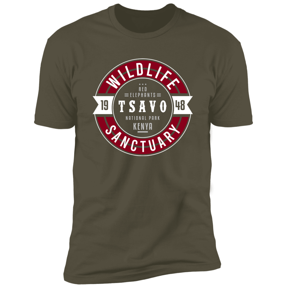 Wildlife Sanctuary Tsavo Red Elephants Classic T-Shirt (Unisex)
